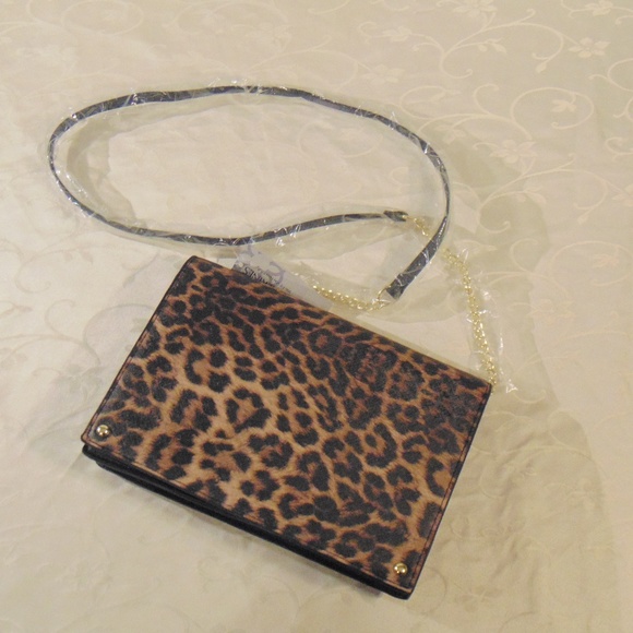 Catherines Handbags - NWT Leopard Print cross body bag/purse